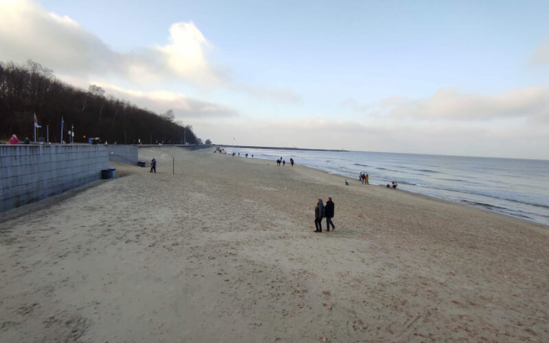 Plaża w Kołobrzegu